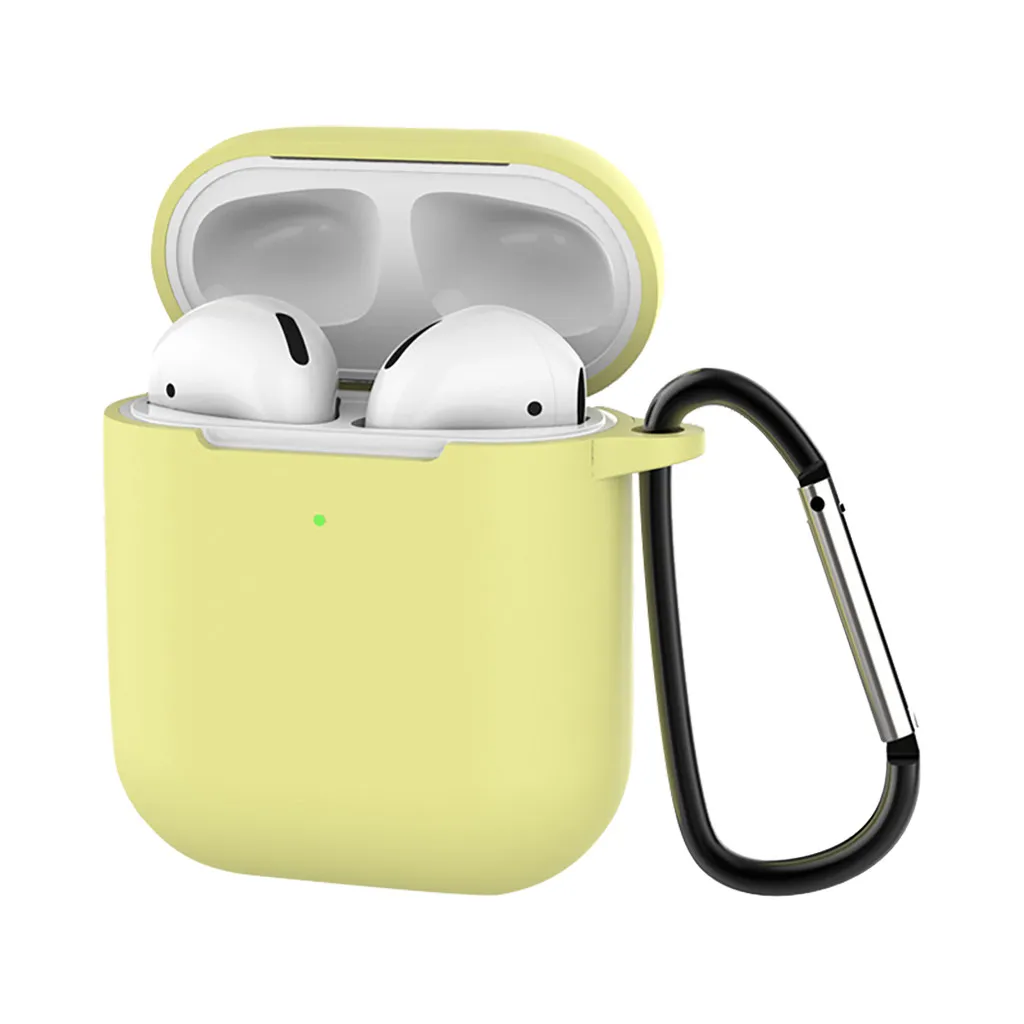 Силиконовый чехол против потери защитный кожаный для Apple AirPods 2 зарядки TWS Bluetooth