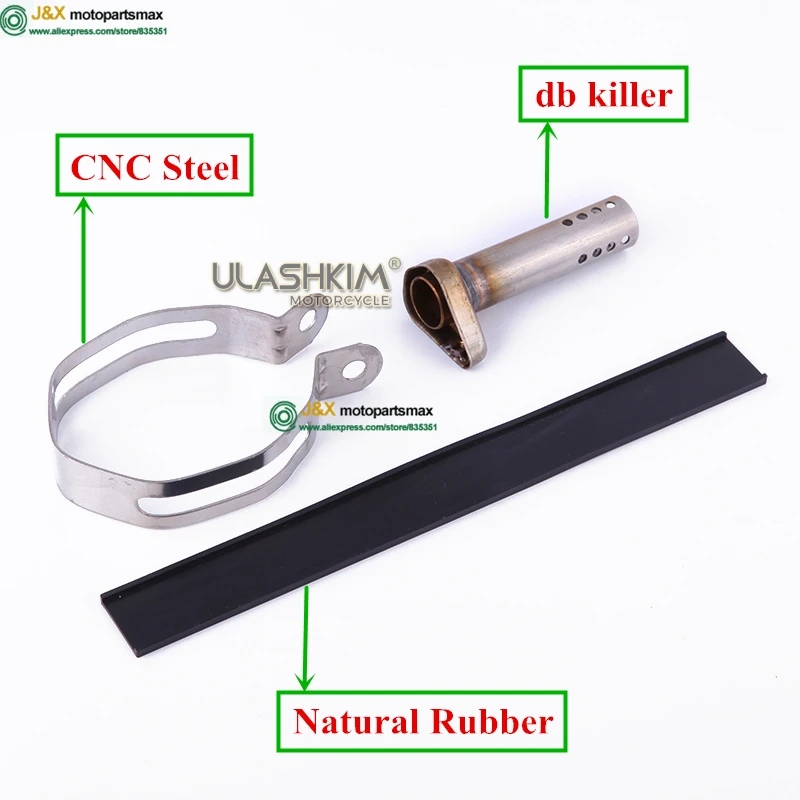 Бесплатная доставка Универсальный скутер мотоцикл глушитель дБ убийца зажимы