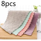 Салфетка из микрофибры для мытья посуды, 8 шт.