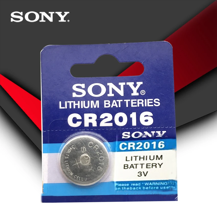 Кнопочная батарея SONY 3V литиевая монетница 10 шт./лот DL2016 KCR2016 CR2016 LM2016 BR2016 высокая
