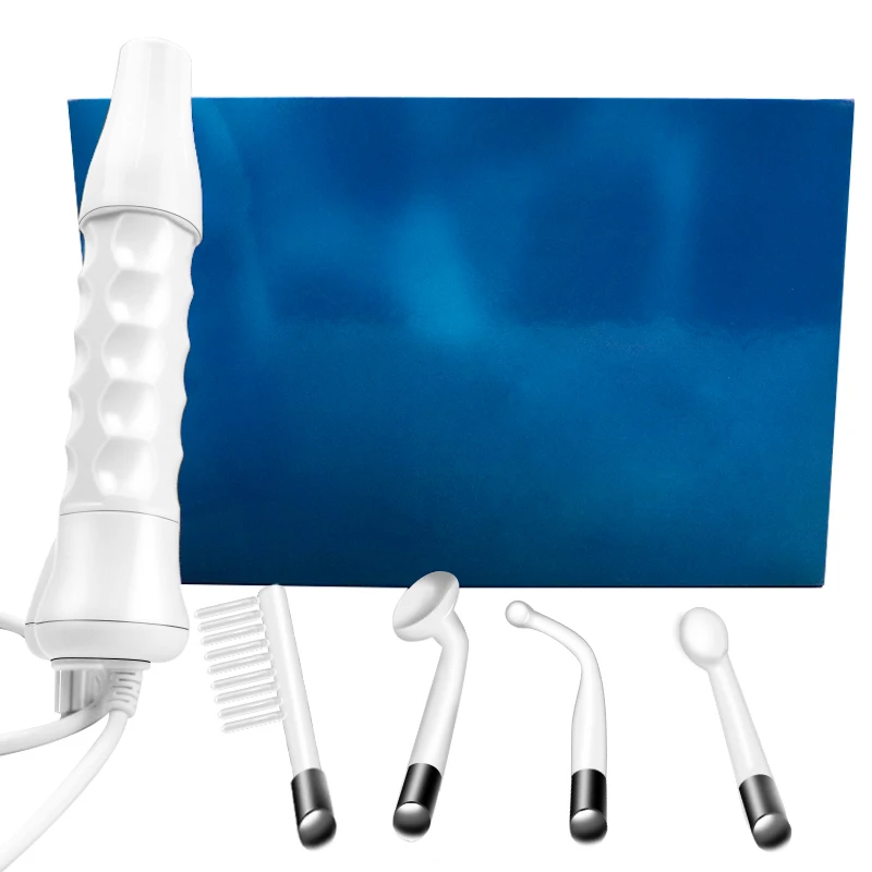 Высокая частота стеклянная трубка ручной аппарат для лица акне подтяжка кожи