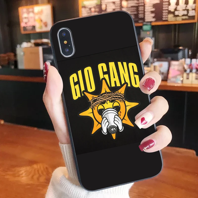 

Glo Gang Soft Silicone Phone Cover for iPhone X XS MAX 6 6S 7 7plus 8 8Plus XR SE2020 12pro 12mini 11pro max