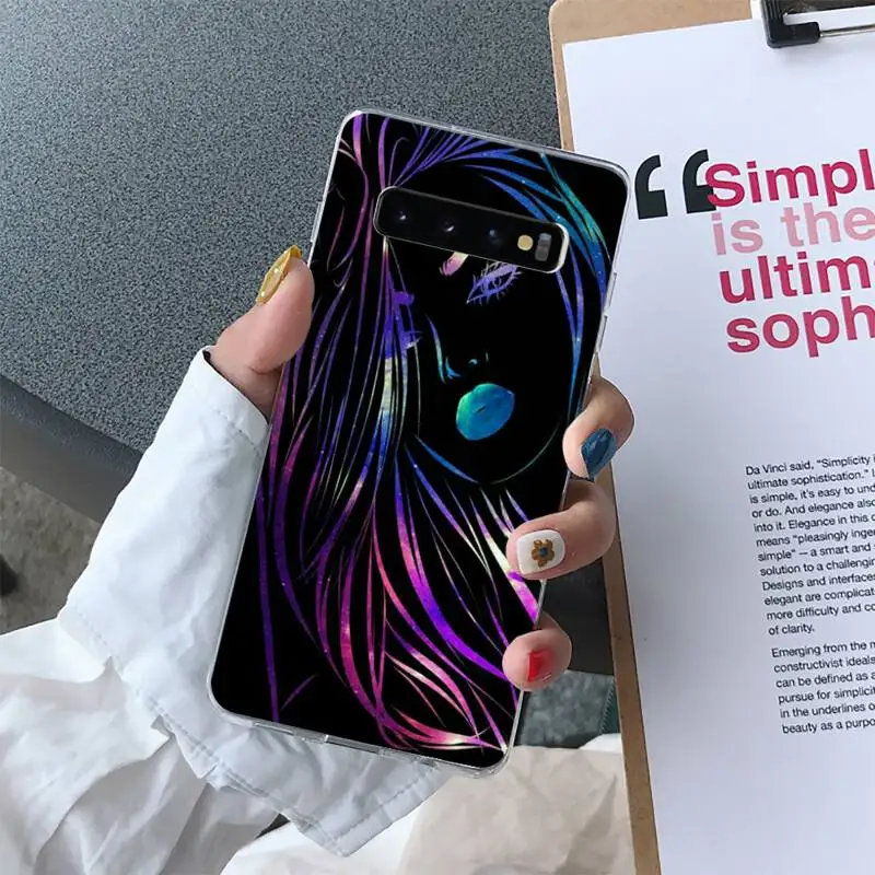 

Sexy Red Lips Phone Case For Samsung S10 S10e S8 S9 Plus S7 Edge Note10 9 8 Soft Transparent TPU Cove