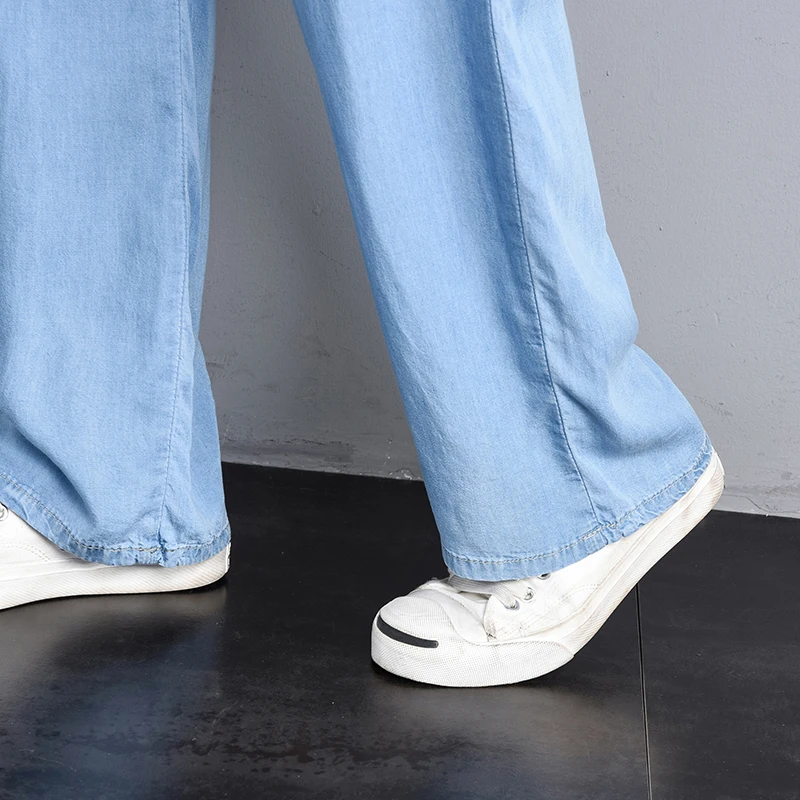 

High Waist Wide Leg Jeans Brand Women Jeans Denim Skinny Woman's Vintage Flare Jeans Plus Size 3XL Pant Thin jeans is so cool