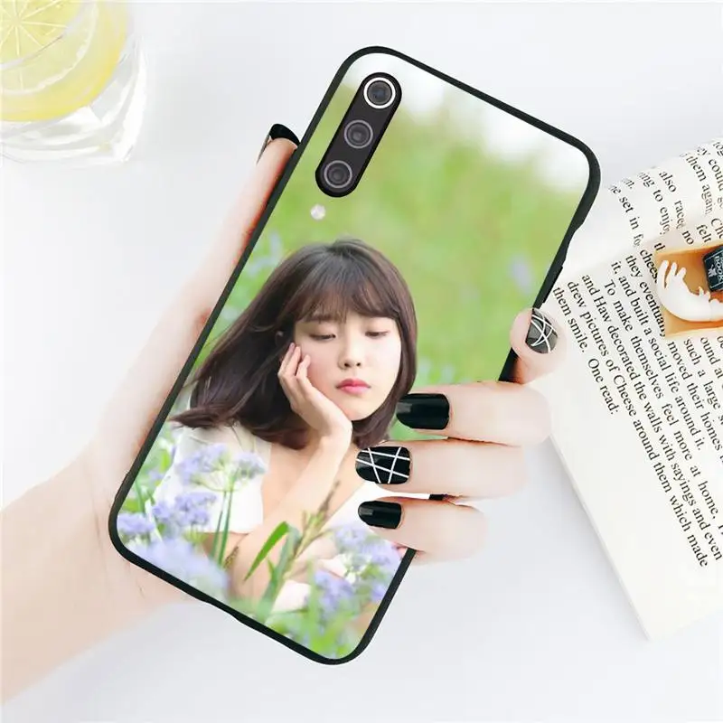 

IU Korean female singer actress Phone Case For Xiaomi Redmi note 7 8 9 t k30 max3 9 s 10 pro lite Luxury brand shell funda coque