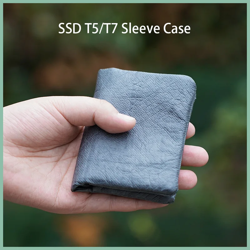 New Carrying Case Bag High Quality Tyvek HDD Bags Cases for Samsung Portable SSD T3 T5 T7 Card bag