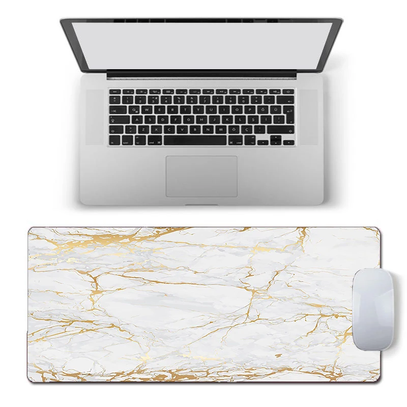 

Luxury Marbling Large Mouse Pad Persian Carpet Laptop Pc Gamer Keyboard Mousepad Edge White Tassel Rubber Table Mat for Pet