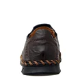 Men Genuine Leather Loafers Shoes Soft Moccasins Flats Comfortable Casual Shoes Slip-On Mens Shoes Driving Shoes Big Size 38-47