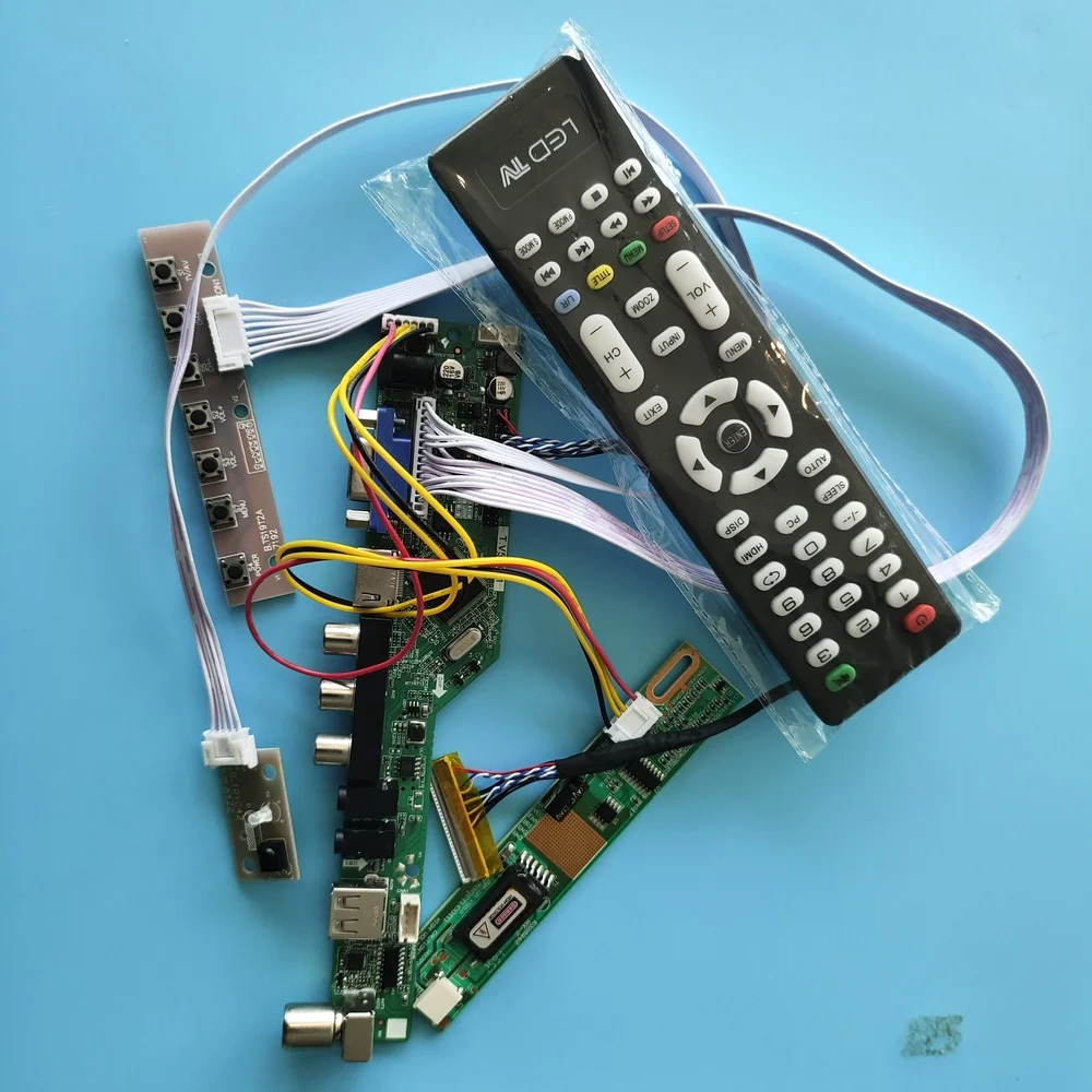 Для B133EW01 V0 20pin разрешение 1 лампа 13 3 &quotAV VGA модуль ТВ материнская плата контроллер