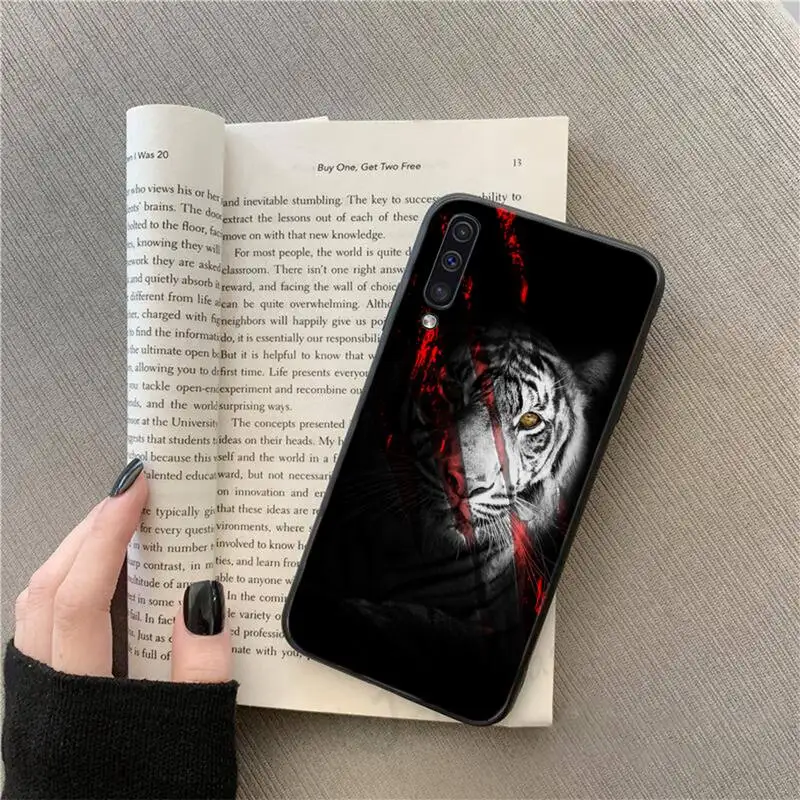 

Tiger Leopard Lion Bite art Phone Case For Samsung galaxy S 9 10 20 A 10 21 30 31 40 50 51 71 s note 20 j 4 2018 plus