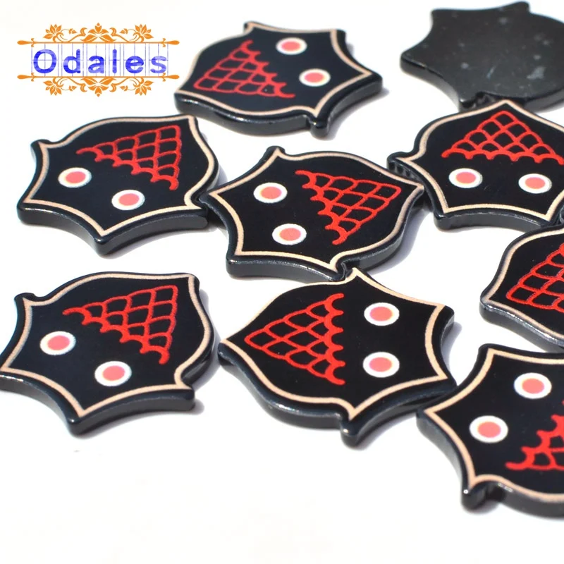 10 шт./лот аксессуары для Хэллоуина с забавными летучими мышами из Смолы