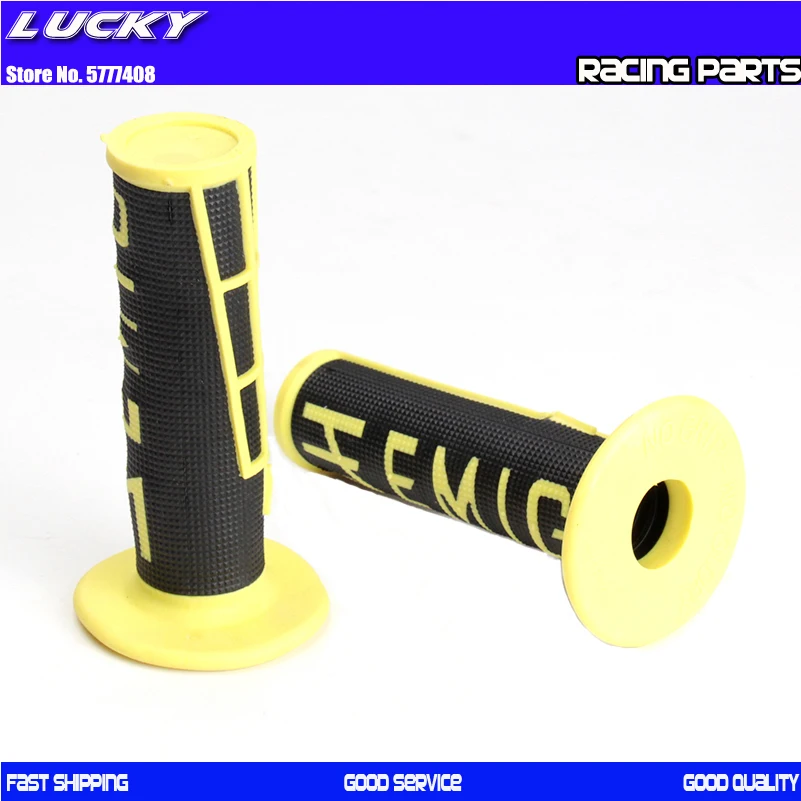 Motorcycle Hand Grips Handle MX Grip EMIG FOR To KLX CRF Dirt Pit Bike Rubber Handlebar Twist For GEL GP | Автомобили и мотоциклы