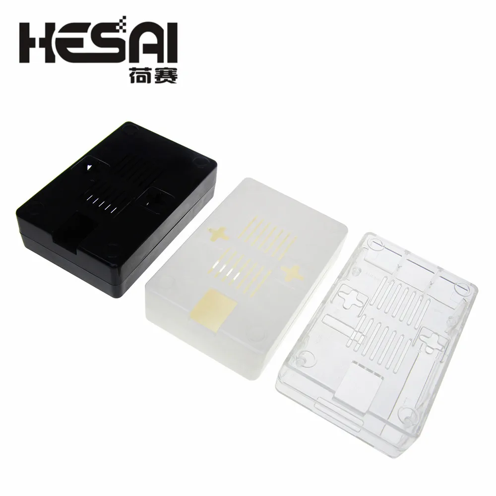 Прозрачный чехол для Raspberry Pi B + черный/белый/прозрачный с USB-компонентами