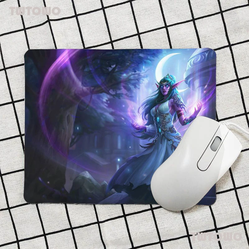 Компьютерный коврик для мыши Hearthstone Heroes новый нескользящий в стиле аниме