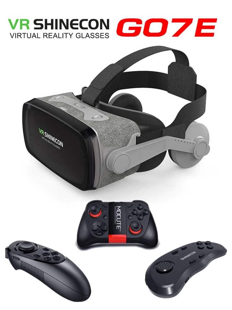 New Game Lovers Vr Shinecon Virtual Reality 3d Glasses Goggle Cardboard  Headset Box For 4.7-6.53 Inch Smartphone - Pc Vr - AliExpress