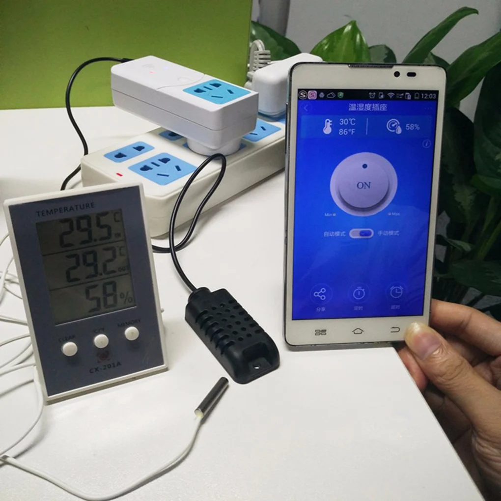 Умный Wi-Fi выключатель Sonoff TH16 с мониторингом температуры влажности