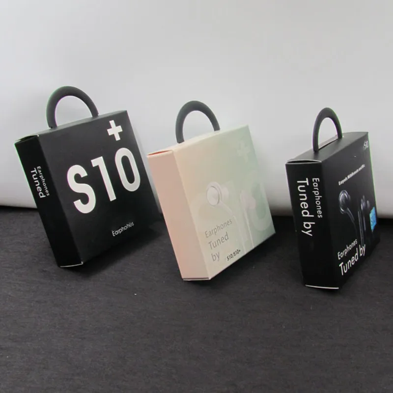 Наушники S10 с пультом дистанционного управления и микрофоном для Samsung S10E Plus s8 s9 note