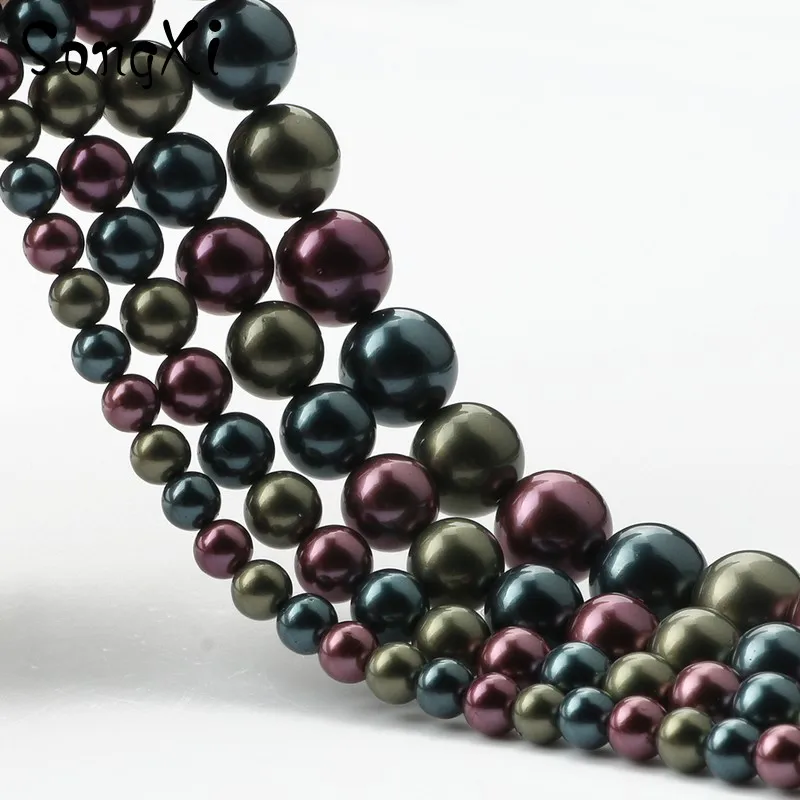 Круглые бусины-разделители для изготовления ювелирных изделий 4 8 10 12 мм |