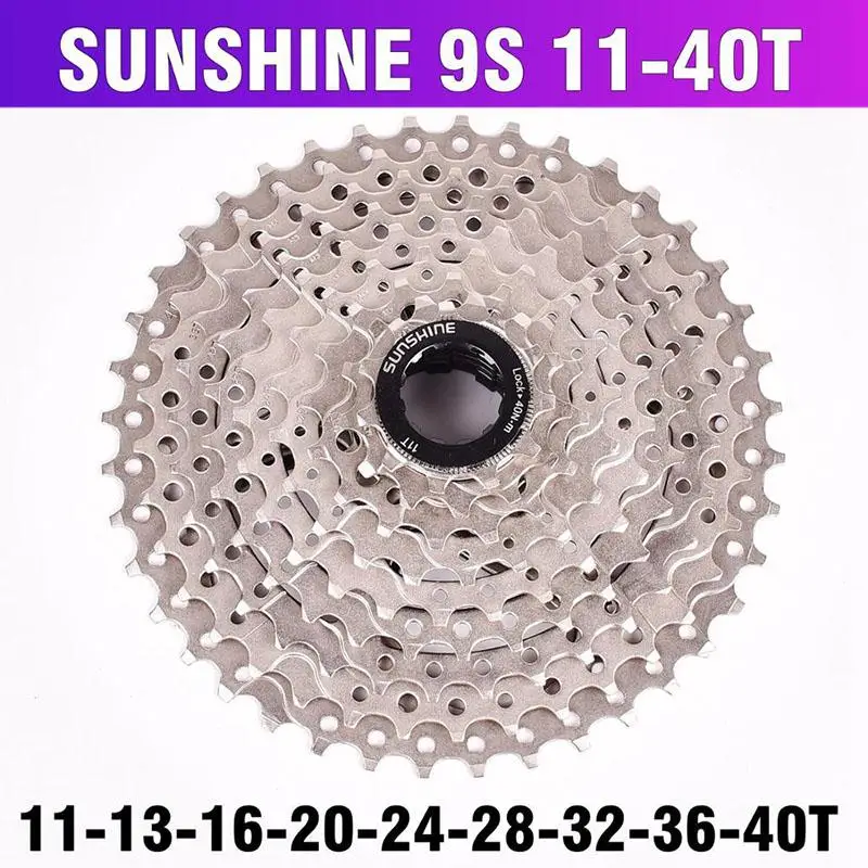 Велосипедная кассета Freewheel SUNSHINE MTB Mountain 9S 9 скоростей детали с резьбой 11-32T36T40T42T50T |