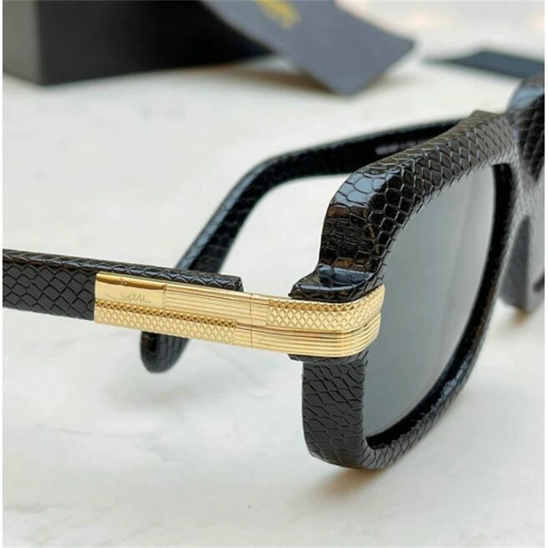 Square sunglasses for women Snakeskin chameleon Designer glasses of the same brand MOD607