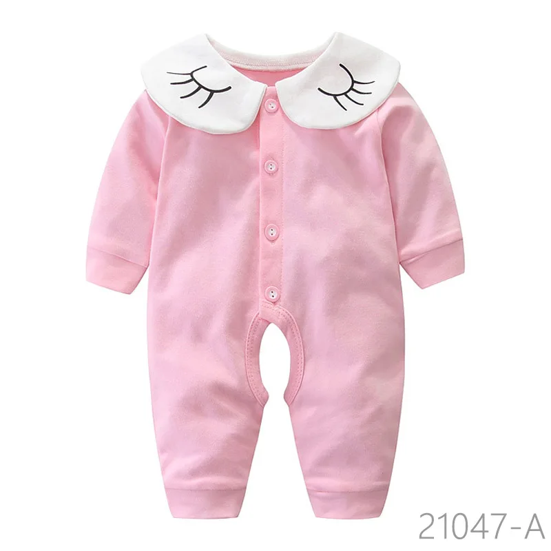 Недорогой хлопковый Детский комбинезон 2021 детская одежда с длинным рукавом