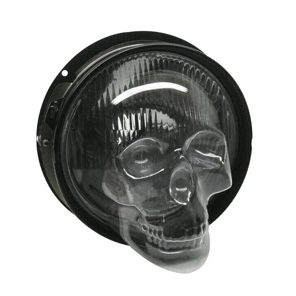 

2021 Creative Skull Headlight Covers For Car Truck Auto Decorative Protective Head Lamp Cover Motorcycle Skull Headlight Cover