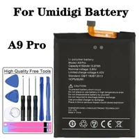 for umi umidigi a9 pro battery 4150mah 100 new mobile phone replacement bateria tools