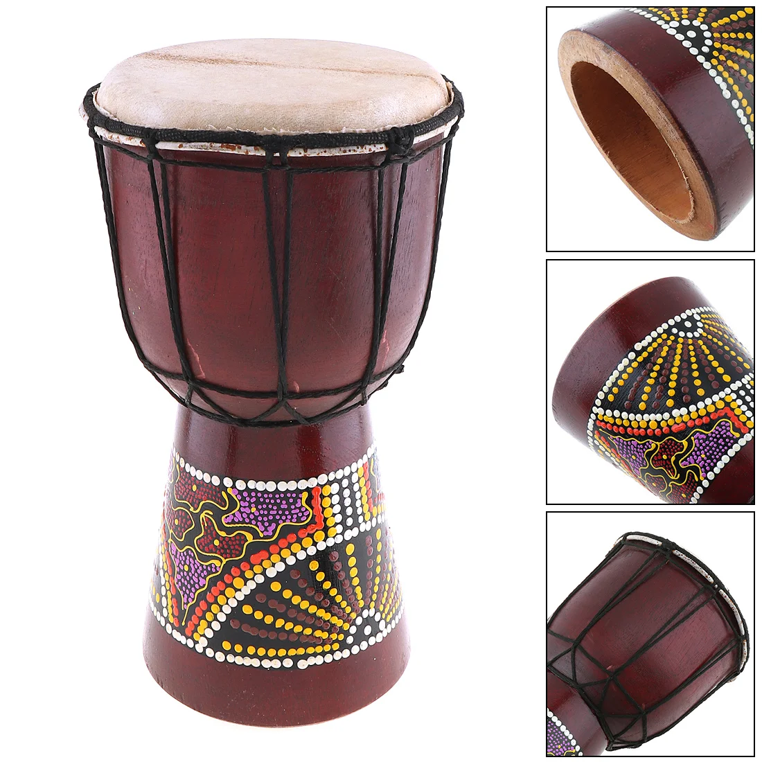 Барабан Djembe профессиональный 4 дюйма 6 дюймов|Барабан| |