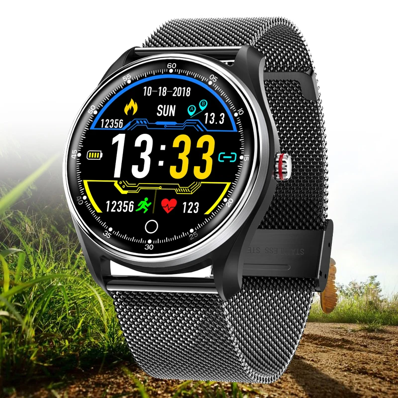 Смарт-часы мужские с электрокардиограммой пульсометром и тонометром |