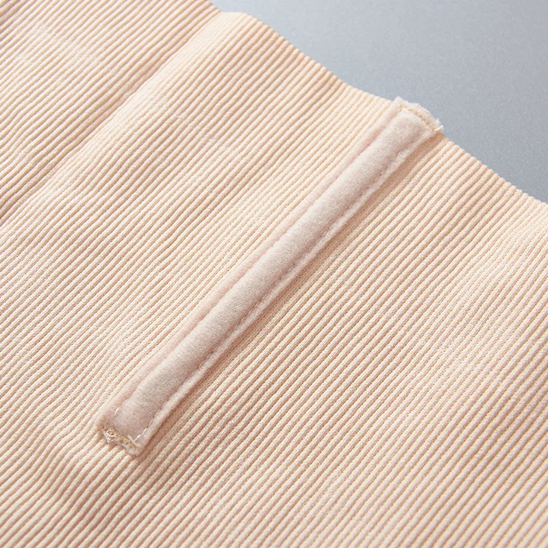 Женские бесшовные кружевные трусики с высокой посадкой для коррекции живота 4