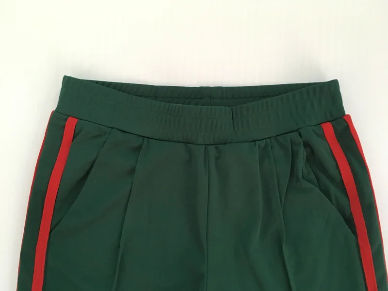 

Women High Waist Harem Pants Spring Elastic Casual Pants Female Workout Green Striped Sporting Pants Trousers