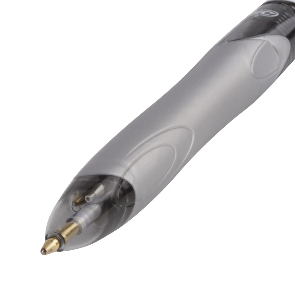 Ручка шарик. BIC &quot4Colours 3 + 1 HB" автомат. с грипом цвета (синий черный красный)