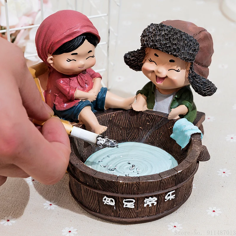 

Мода пепельница журнальный столик для гостиной украшения анти-зольной пыли, портативная пепельница для дома, отеля, канцелярские товары, по...