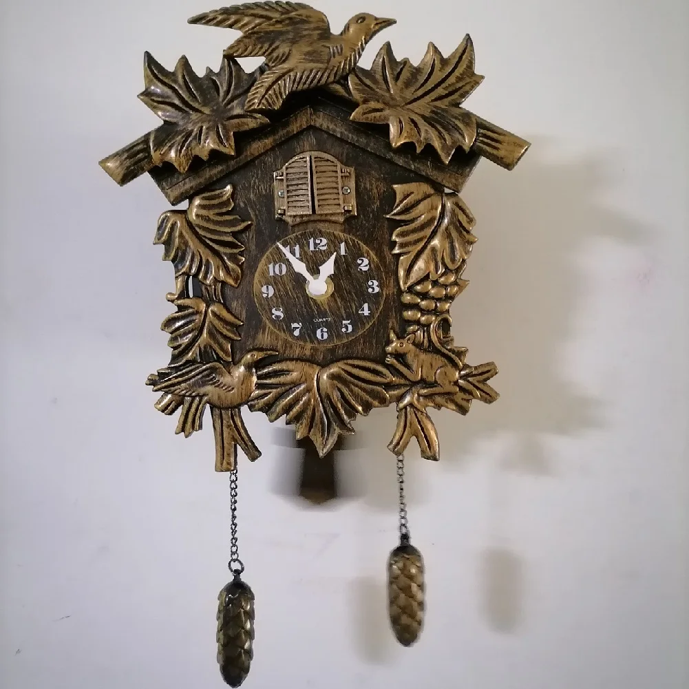 Часы Cuckoo для детской комнаты Мультяшные настенные часы с изображением птиц поет