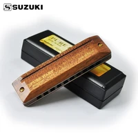 suzuki pure harp rosewood mr550h mr 550 c10 hole wooden diatonic harmonica blues harp professional grade harmonica key of c