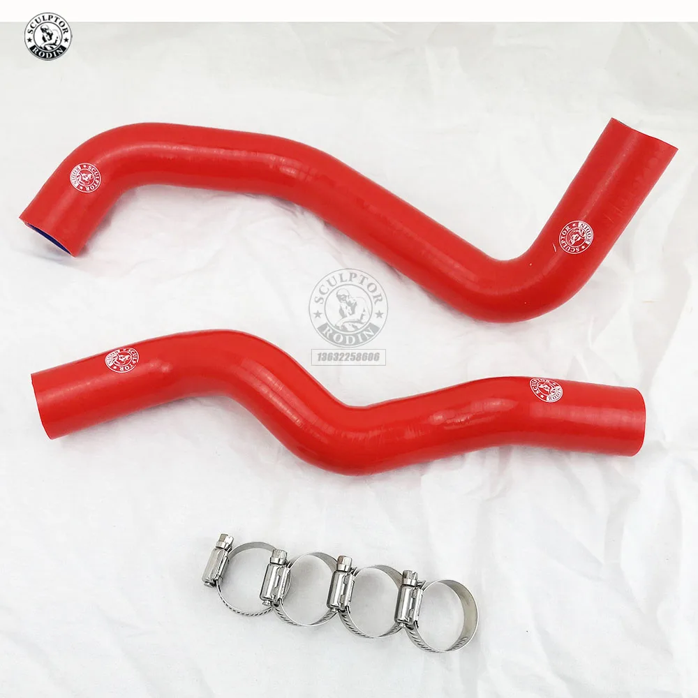Комплект силиконовых шлангов радиатора для MITSUBISHI LANCER Evolution EVO 4-6 CP9A 4G63 99-01(2 шт.)