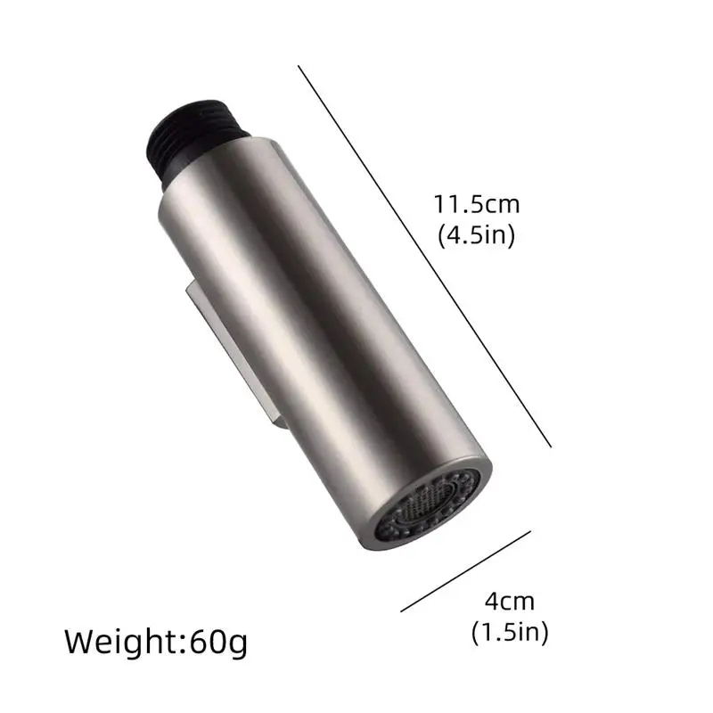 

Kitchen Bathroom Tap Faucet Pull Out Shower Head Water Spray Replacement Head Sprinkler Nozzle Bubbler Water Saving Filter