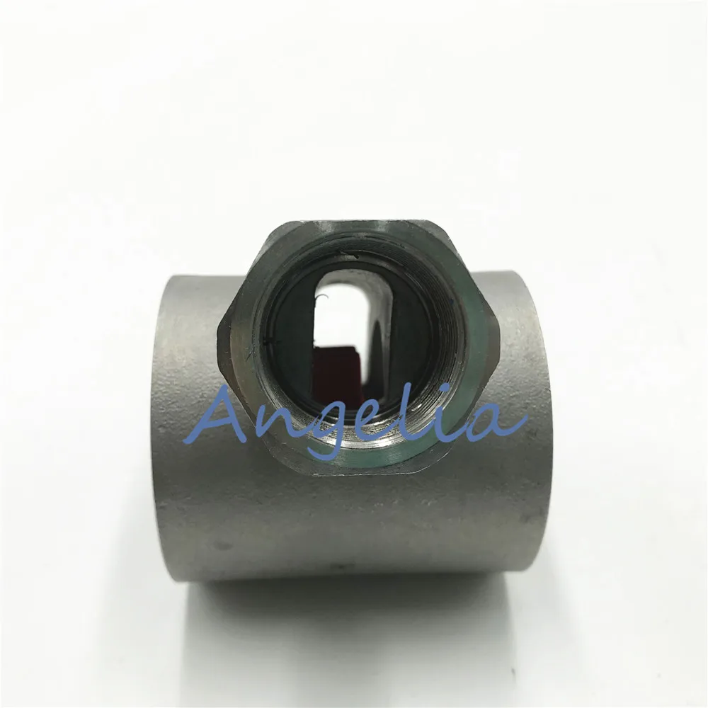 1-1/4 &quot 1-1/2&quot 2 &quotBSP Нержавеющая сталь 304 индикатор потока воды с пластиковым