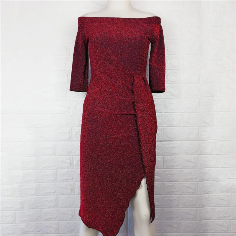 Облегающее платье с высоким разрезом женское облегающее полурукавом весенне