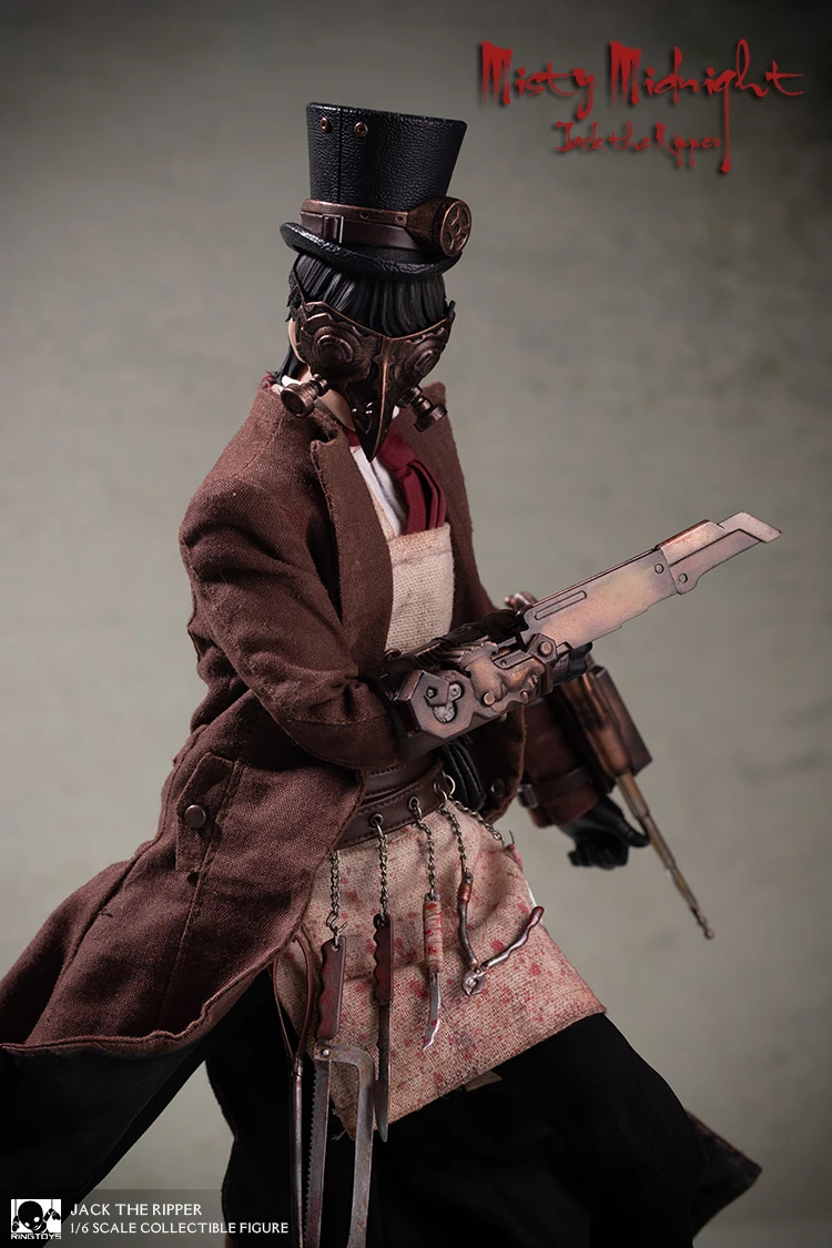 Collectible YZBR-00002 1/6 Jack the Ripper Full Set Action Figure Model with Double Heads Normal/luxury Version for Fans Gifts | Игрушки и