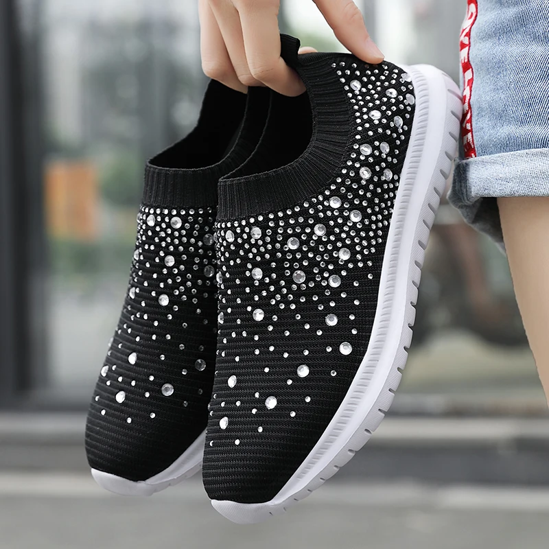 

Damyuan Women's Vulcanize Shoes Women Fashion Sneakers Casual Running Shoes Footwear Mesh Wear-resistant Jogging Gym Size 43
