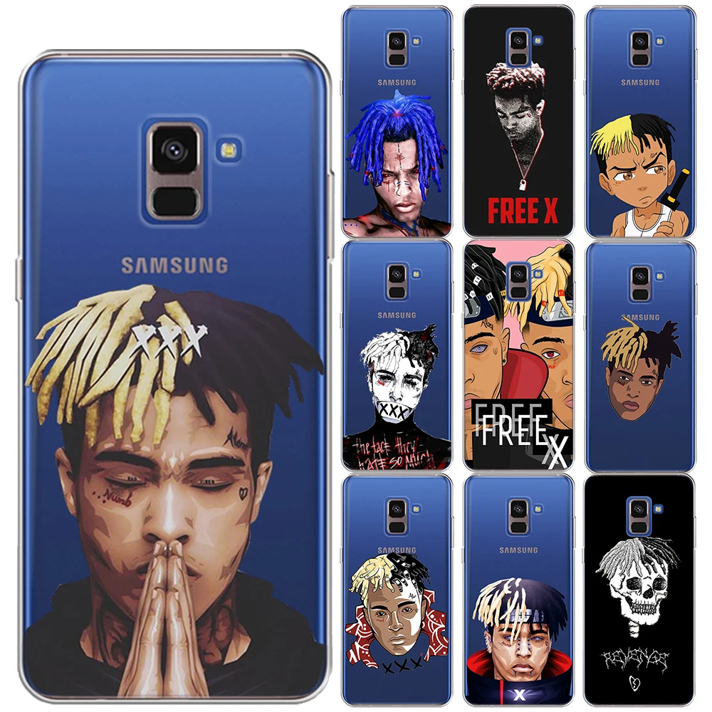 Мягкий чехол Xxxtentacion из ТПУ для Samsung Galaxy A6 A8 Plus A9 A7 2018 A3 A5 2017 A10 A20 A30 A40 A50 A60 A70 A80 A90 |