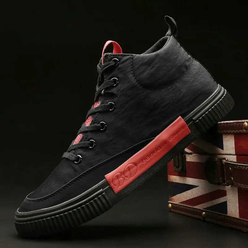 Мужские холщовые туфли на плоской подошве легкие прогулочные кроссовки дышащая