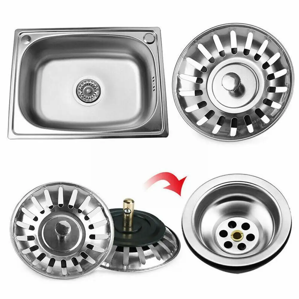 

1pc Household Sink Waste Strainer Filter Pool Bathtub Hair Bathroom Floor Colanders Drain Strainer Sewer Kitchen Hair E0A3