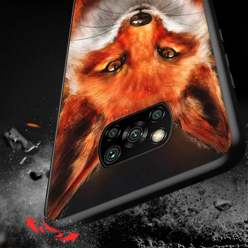 

Cute cartoon animal fox For Xiaomi POCO F1 M3 X2 X3 NFC F2 M2 Pro Mi Mix 3 Play A3 A2 A1 lite 6 CC9 CC9E Phone Case