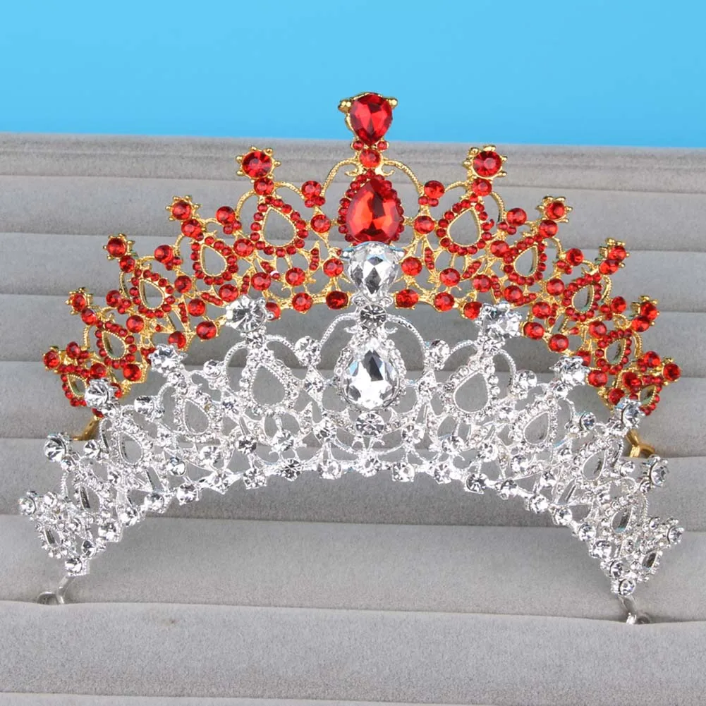 

Wedding Tiaras For Women Fashion Crystal Crown Headband Lady Girls Tiara Bride Head Ornament Bridal Hair Accessories Jewelry