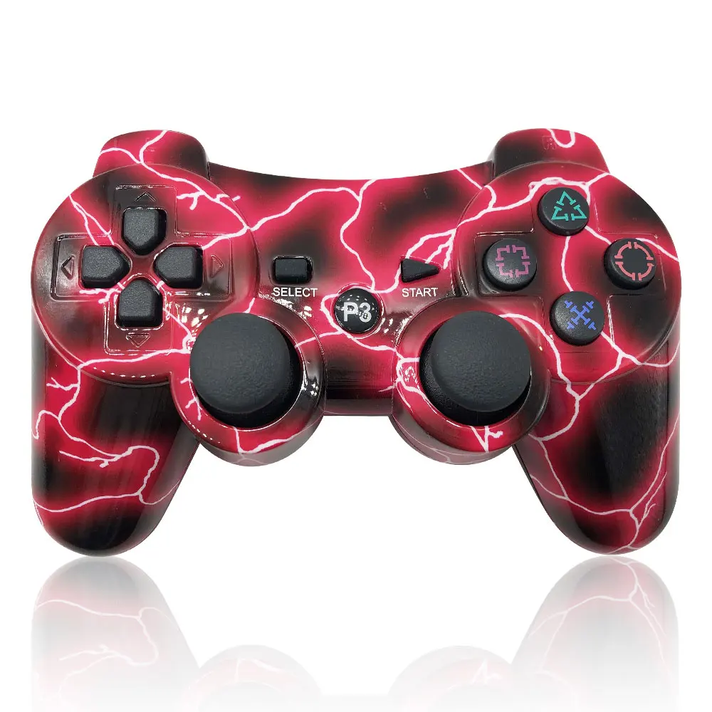 Геймпады sony купить. Геймпад для PS Dualshock 3 красный. Джойстик беспроводной Wireless Controller Red ps3. Джойстик ps3 Dual Shock дракон. Беспроводной геймпад джойстик Dualshock 5.