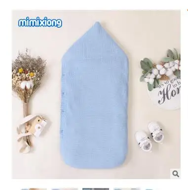 Пеленальные мешки для новорожденных трикотажные зимние одеяла с пятью звездами