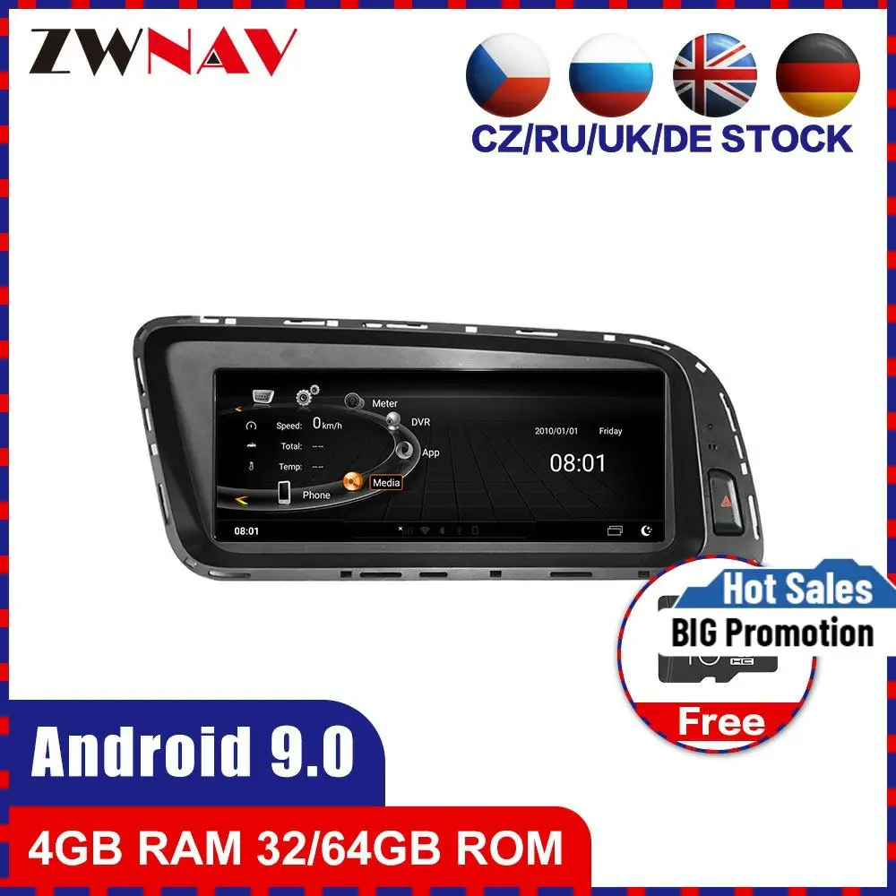 Автомобильный мультимедийный плеер с сенсорным экраном Android 9 0 GPS навигация для