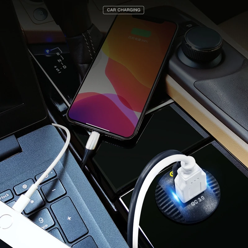 

Waterproof 12V 24V QC3.0 USB 18W Type C PD Fast Car Charger Adapter for SUV Car Boat Marine Tablet Cellphone GPS